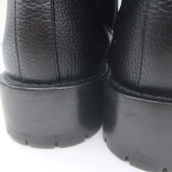 Louis Vuitton Discovery Ankle Boots Black Leather & Monogram Canvas Size 37.5 - Picture 14 of 16